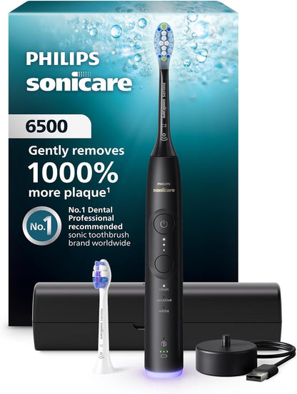 Philips Sonicare 6500 Series Electric Toothbrush - Next-Generation Sonicare Technology, Pressure Sensor, 9 Brushing Settings, SmarTimer