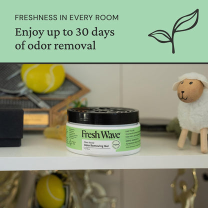Fresh Wave Odor Removing Gel, 7 oz., Pack of 3 - Odor Absorbers for Home, Safer Odor Relief, Natural Plant-Based Odor