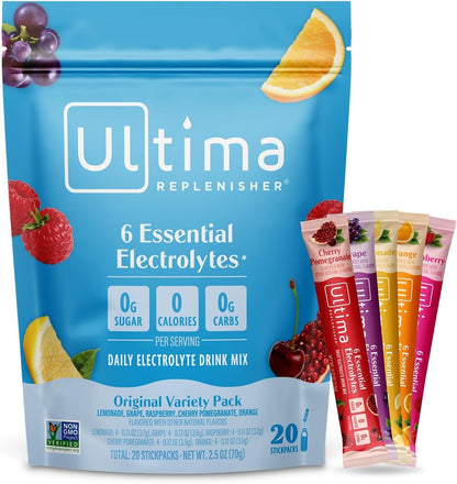 Ultima Replenisher Daily Electrolyte Powder Original Variety