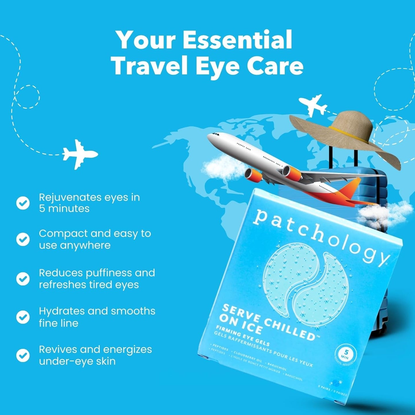 Patchology Iced Cooling Under Eye Mask Patches with