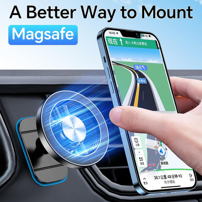 Kaistyle for Magsafe Car Mount20 Strong MagnetsMagnetic Phone Holder for Car Phone Holder Mount Dash Mounted Holders Cell Phone Holders for Your Car