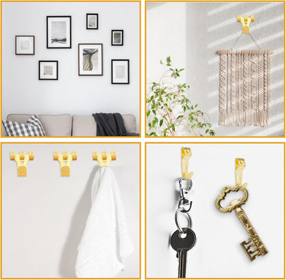 KURUI 303Pcs Picture Hanging Kit, Picture Hangers Assorted Kit with Heavy Duty Picture Hanging Hooks/Hardware Nails/Sawtooth/Wire/D