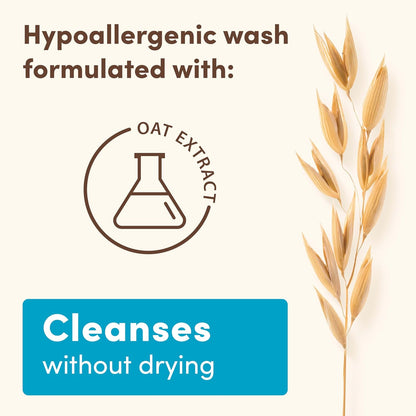 Aveeno Baby Daily Moisture Body Wash & Shampoo with Oat Extract, Hypoallergenic, Tear-Free, No Added