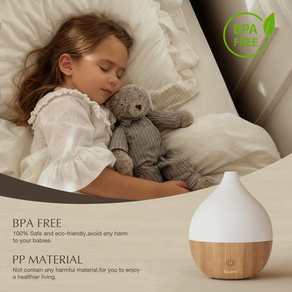 SALKING Essential Oil Diffuser, 100ml Small Aromatherapy Diffuser with Auto Shut-Off Function, Ultrasonic Diffusers for Essential