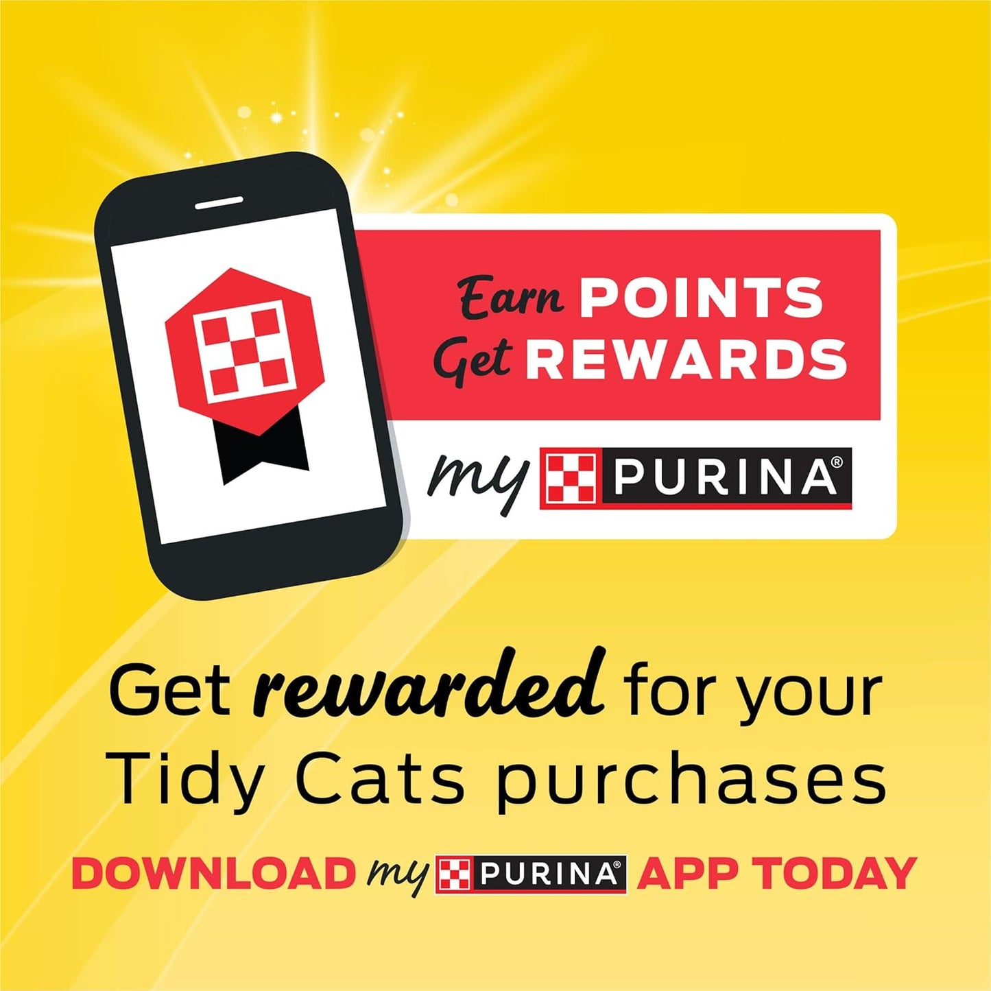 Purina Tidy Cats Free and Clean Unscented Cat Litter - 38 lb. Box