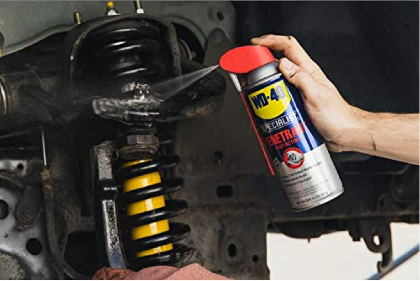 WD-40 Specialist Penetrant with Smart Straw, Penetrant for Metal, Rubber and Plastic Threads, Locks and Nuts, Industrial Strength Fast-Acting