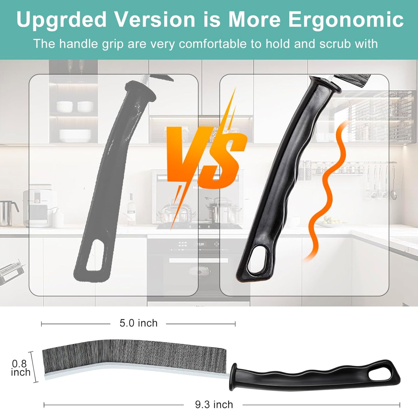 Crevice Cleaning BrushHard-Bristled Grout Brush2026 New Multifunctional Gap Cleaning Brush ToolDead Corners Brushes for Bathroom Kitchen Tiles Window