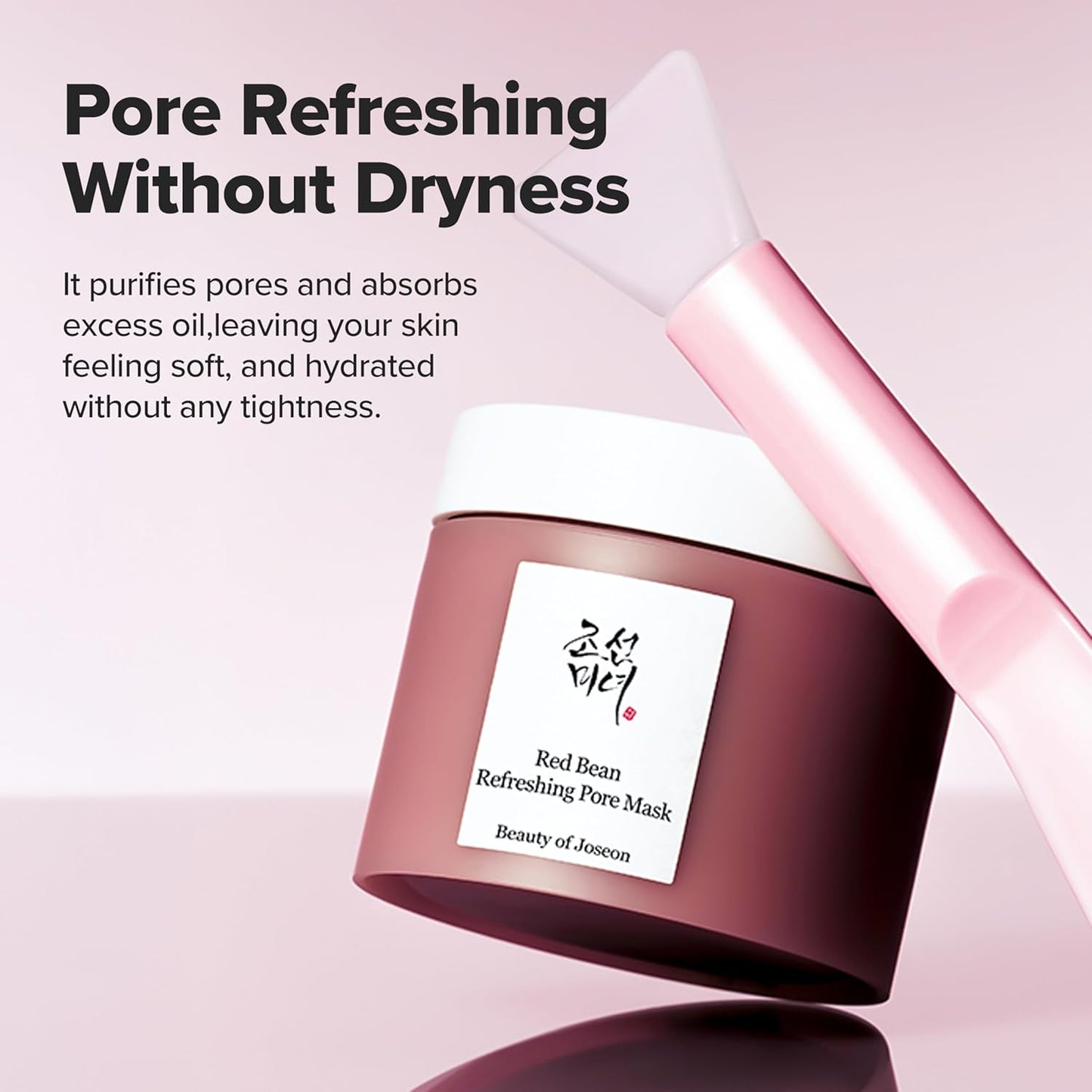Beauty of Joseon Red Bean Pore Refreshing Mask Mud Cream Hydrating Wash Off Pack, Pore Cleansing Exfoliator, Korean Skin Care for Men and Women