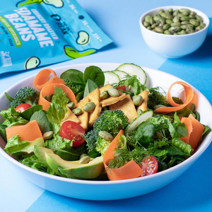 The Only Bean Crunchy Dry Roasted Edamame Snacks (Sea Salt), Healthy High Protein(11g) Keto