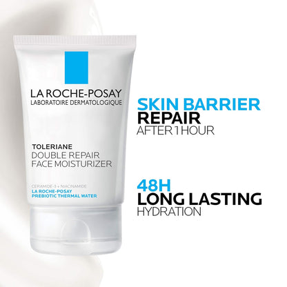 La Roche-Posay Toleriane Double Repair Face Moisturizer, Daily Moisturizer Face Cream with Ceramide & Niacinamide for All Skin