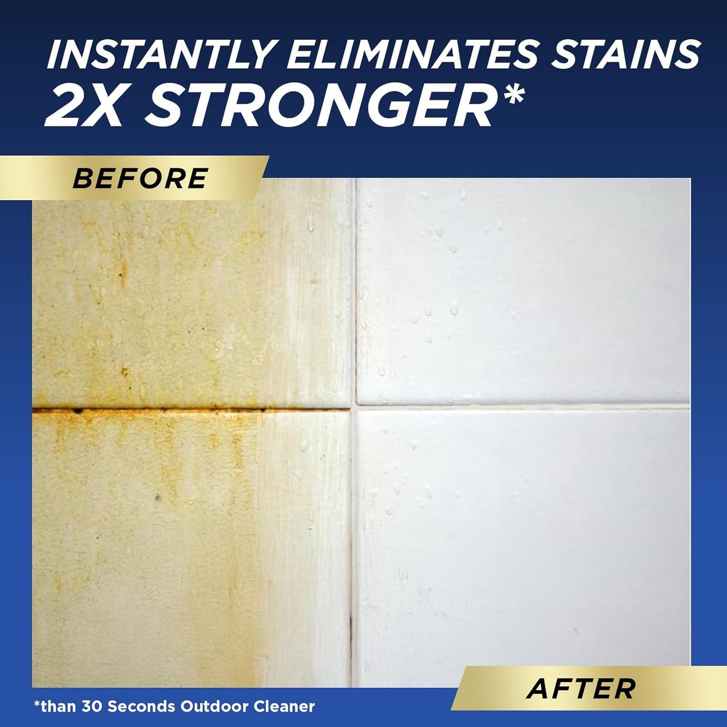 30 SECONDS Pro Mold and Mildew Stain Remover, Scrub Free, Brighter Results Instantly, Ready To Use, 32 Fl. Oz.