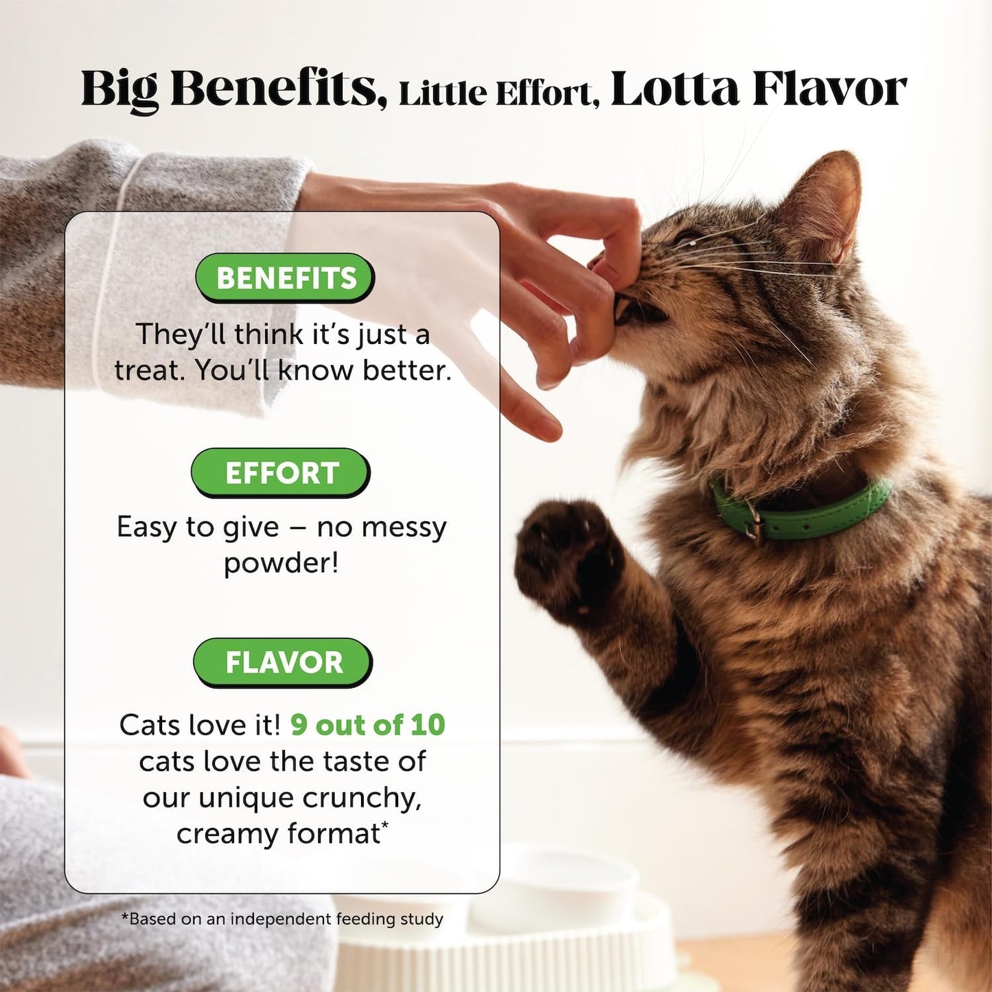 Cat Hairball Support Crunchy & Creamy Chews, Hairball Remedy Treats, Cat Furball Treatment, Supports Skin & Coat, Vitamins for