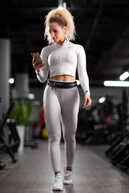 Fitgriff Running Belt for Men & Women - Secure Jogging Pouch for Phone, Keys & Essentials - For All Cell Phones