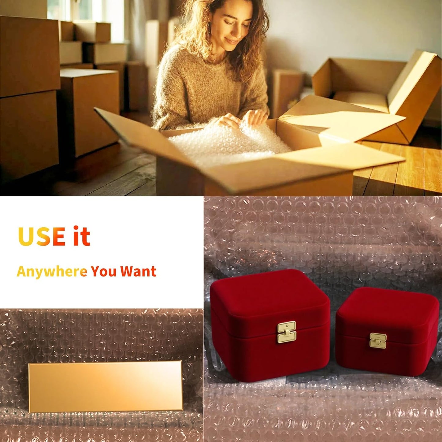 Bubble Cushioning Wrap 2 Pack 12 Inch x 72 ft Bubble Wrap for PackingMoving Boxes and Shipping for Your BusinessPerforated Every 12 in.Suitable for