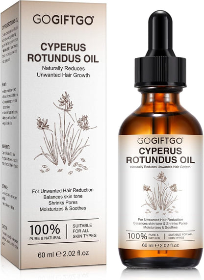GOGIFTGO Cyperus Rotundus Oil,Cyperus Oil,Cyprus Rotundus Oil for Hair Removal,Cyperus Oil Natural, Soothing and gentle,Reducing Body Hair