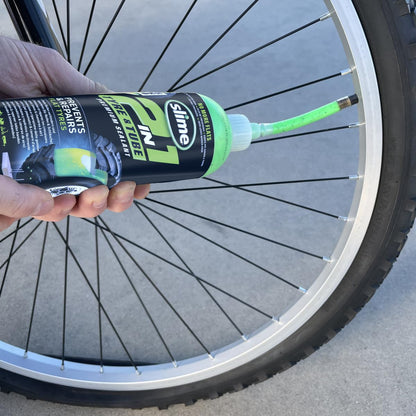 Slime 10193 Tire and Tube Sealant Puncture Repair Sealant, 2-in-1, Premium, Prevent and Repair, Suitable for Non-Highway Tires and Tubes