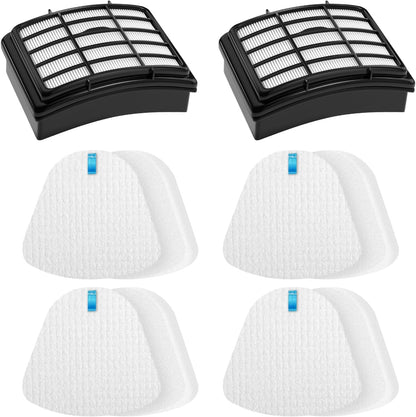 2 + 4 Pack Filters for Shark Vacuum Navigator Lift Away Filter Replacement ZU503AMZ NV350 NV351 NV352 NV355 NV356E NV357 NV360 NV370 UV440