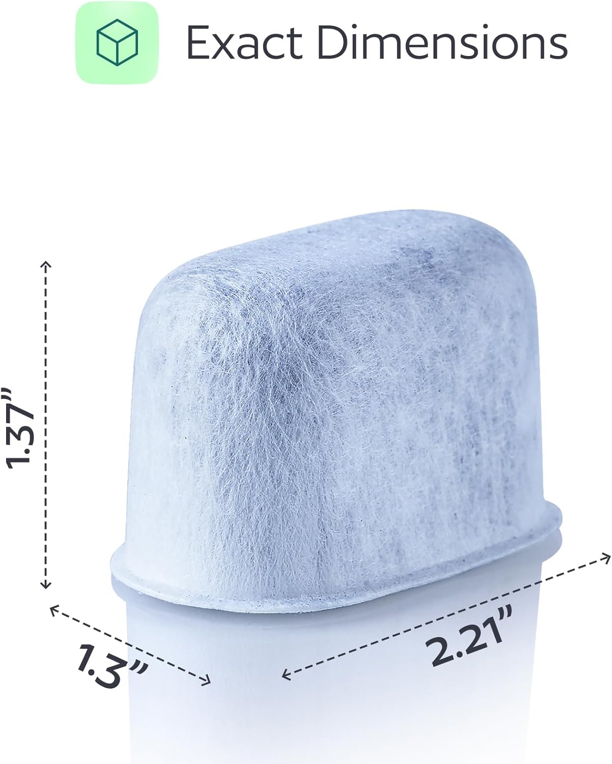 Keurig Filter Replacement - 12 Water Filters for Keurig K-Mini, K-Supreme, K-Slim, K-Express, K-Classic, K-Duo, K-Duo Hot & Iced, K-Elite