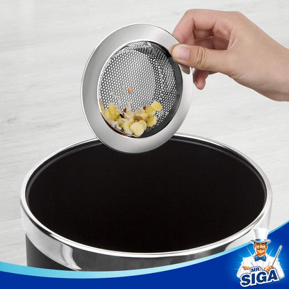 MR.SIGA Kitchen Sink Strainer, Stainless Steel Sink Drain Strainer, Dishwasher Safe, Outer Diameter 4.4 inch/11.2cm, Inner Diameter 3