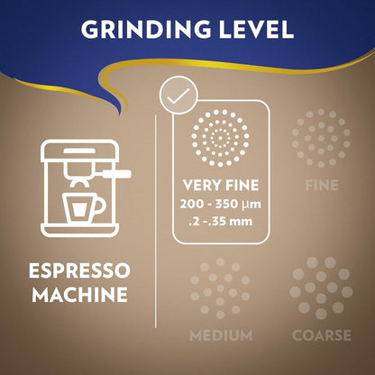 Lavazza Super Crema Whole Bean Coffee, Medium Espresso Roast, Arabica and Robusta Blend, 2.2 lb Bag, Package May Vary