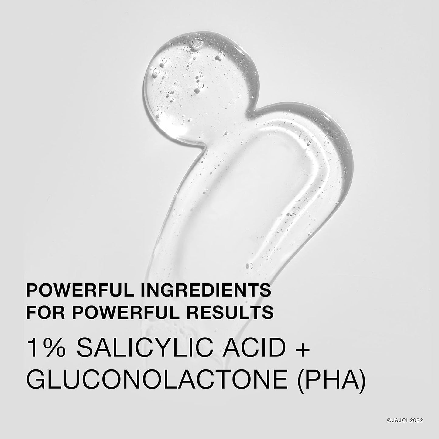 Neutrogena Salicylic Acid & PHA Stubborn Acne Body Wash, Exfoliating Cleanser Acne Treatment for Chest & Shoulder, Gently