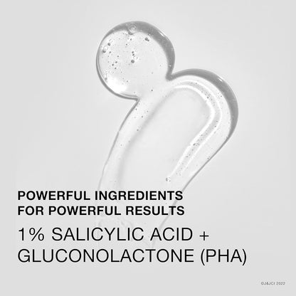 Neutrogena Salicylic Acid & PHA Stubborn Acne Body Wash, Exfoliating Cleanser Acne Treatment for Chest & Shoulder, Gently