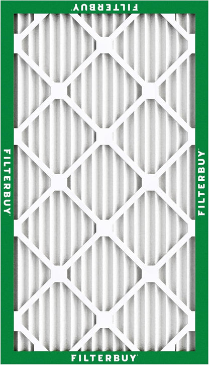 Filterbuy 16x25x1 Air Filter MERV 8 Essential Dust & Allergy Defense