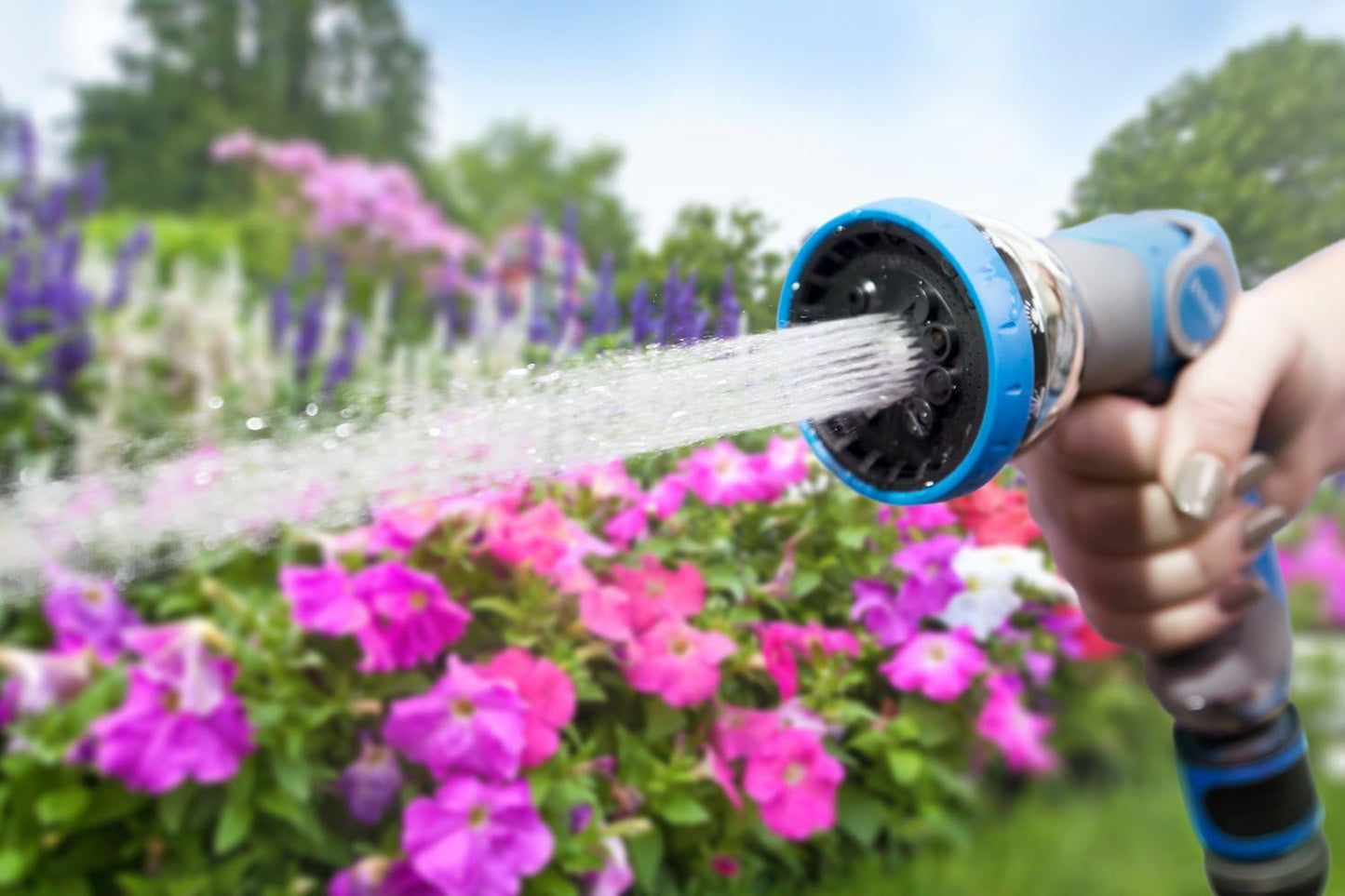 INNAV8 Garden Hose Nozzle Heavy Duty - Features 10 Spray