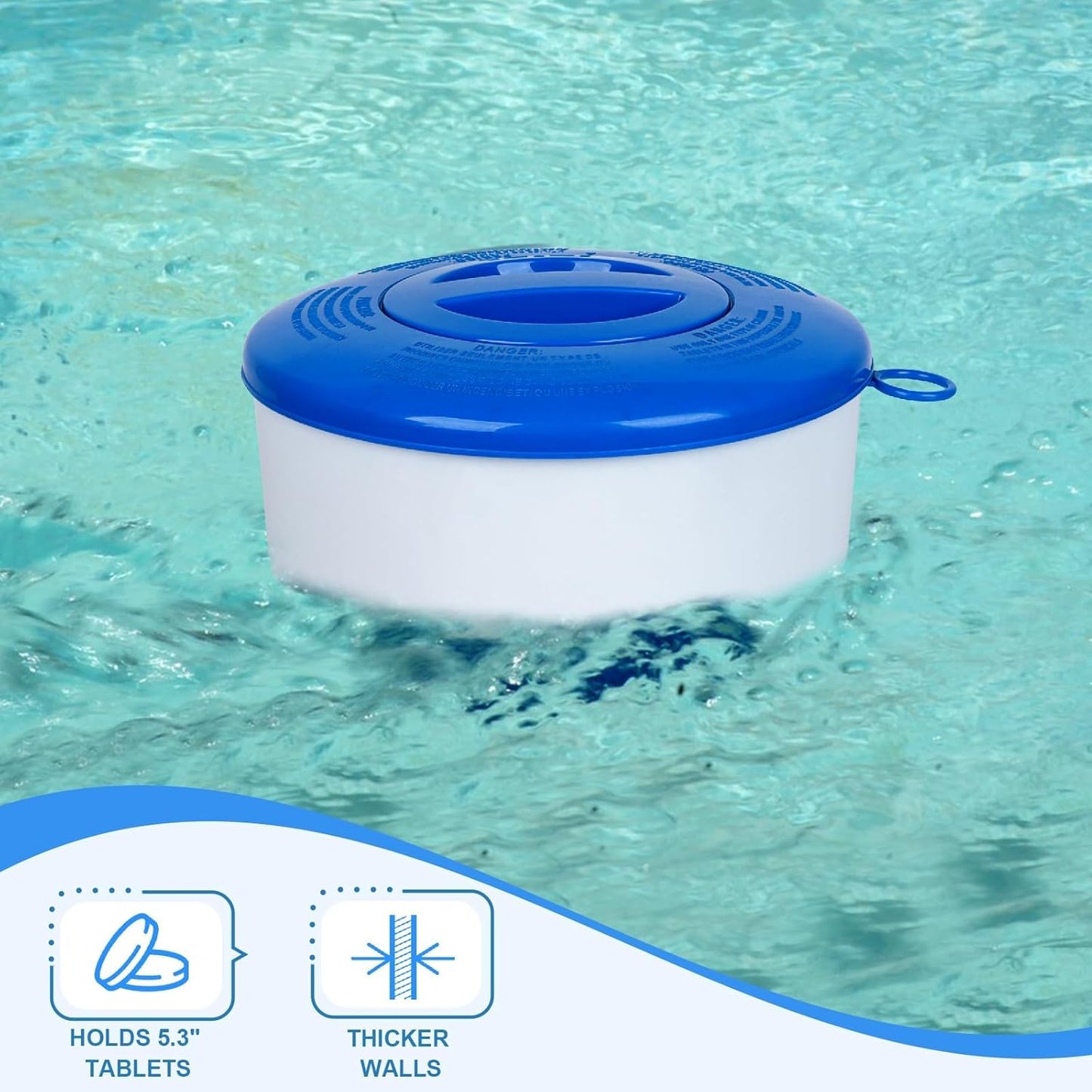 Pool Chlorine Floater for Pools Fits 3"