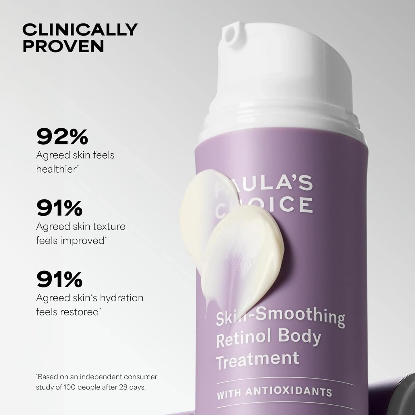Paula's Choice Retinol Skin-Smoothing Body Lotion Treatment, Body Cream with Shea Butter, Vitamin C & E Lotion, All Skin