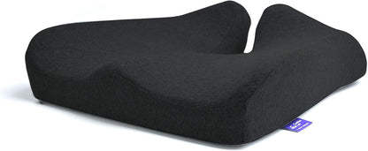 Cushion Lab Patented Pressure Relief Seat Cushion for Long Sitting Hours on Office & Home Chair - Extra-Dense Memory Foam for Soft Support. Car Pad