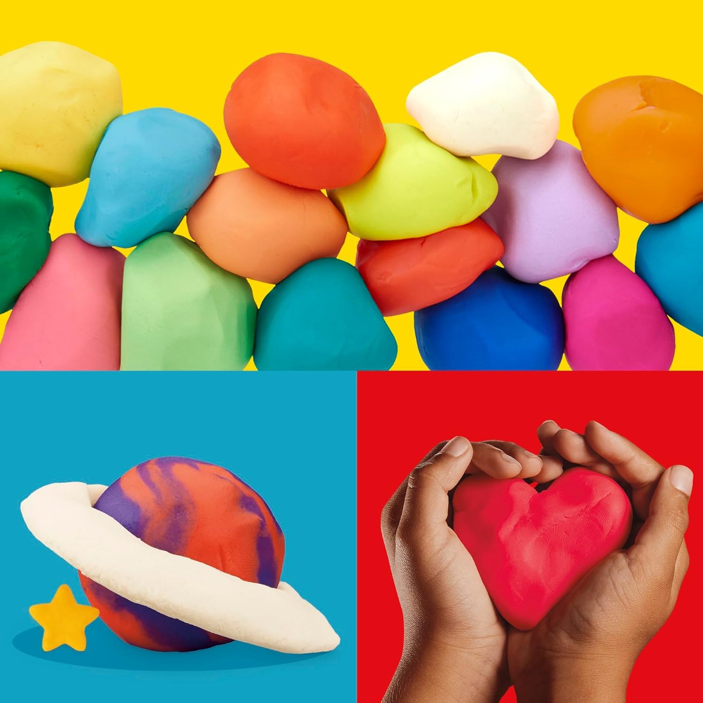 Play Doh Bulk Handout 42--Ounce Modeling Compound Cans, Back to School Gifts, Prizes, & Party Favors, Kids Arts & Crafts, Preschool