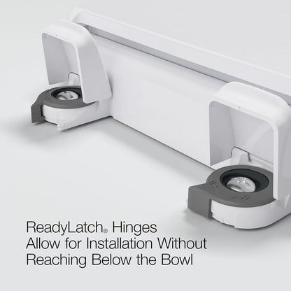 KOHLER 4636-RL-0 Cachet ReadyLatch Elongated Toilet Seat Slow Close, Soft Close Toilet Seat Quiet