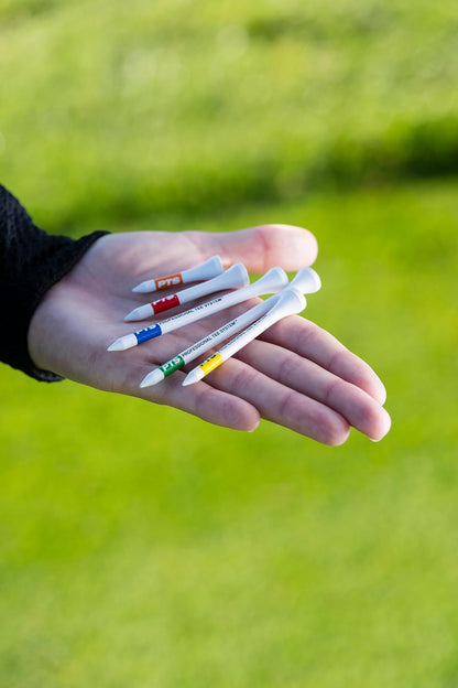 PrideSports PTS Wood Golf Tees, 100 Count, 2-3/4 Inch, Wood Tee on Tour, Best for Drivers & Woods