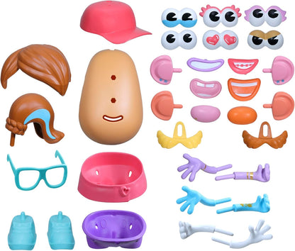 Potato Head Express Yourspud Playset with 1 Potato Body and 32