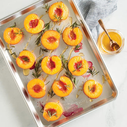 Nordic Ware Naturals Half Sheet - USA Made Aluminum Commercial Quality Sheet Pan for Baking or