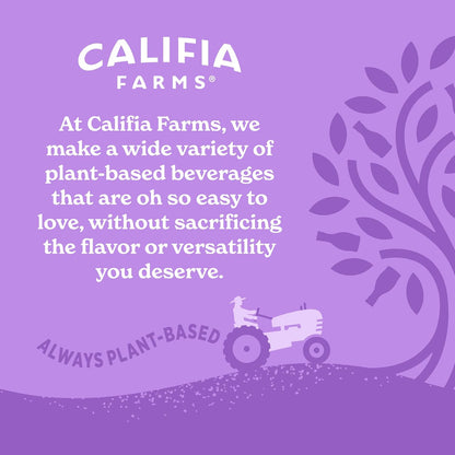 Califia Farms - Oat Barista Blend Oat Milk, 32 Oz (Pack of 6), Shelf Stable, Dairy Free, Plant Based, Vegan, Gluten Free, Non GMO, High