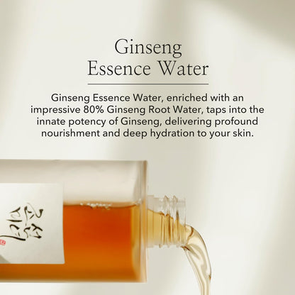 Beauty of Joseon Ginseng Essence Water Hydrating Face Toner for Dry, Dull Skin. Korean Moisturizing Skin Care for Men and Women 150ml, 5.07 fl.oz.
