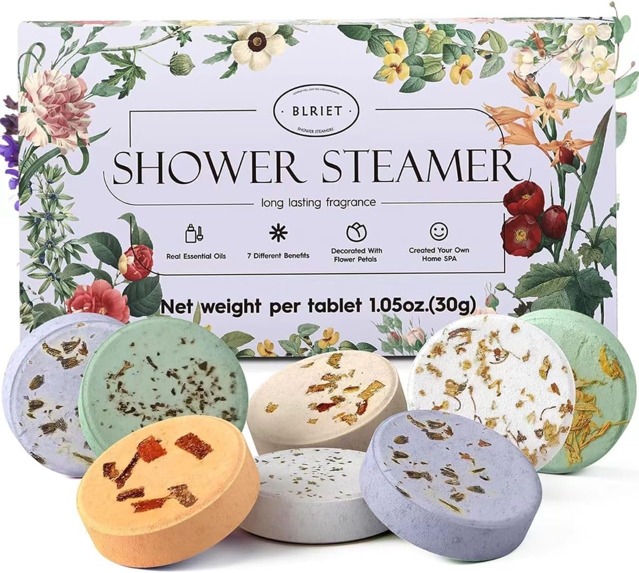 Shower Steamers Aromatherapy Blriet, Mothers Day Gifts for Women, Teen Girls, Wife, Her, Mom
