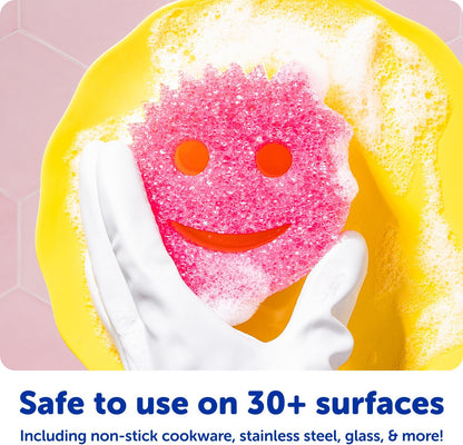 Scrub Daddy Scrub Mommy Sponges - Dish Scrubber + Non-Scratch Cleaning Sponges