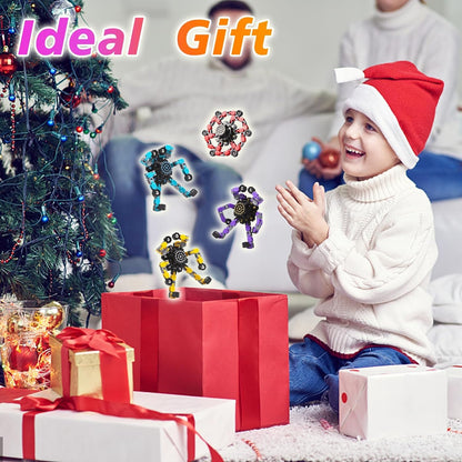 Gokeey Transformable Fidget Spinners Toys 4 Pcs for Kids and Adults Stress Relief Sensory Toys for Boys and Girls Age 8-13 Fingertip Gyros Easter