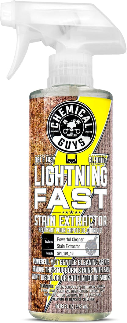 Chemical Guys Lightning Fast Carpet and Upholstery Stain Extractor - Chemical Guys Carpet Cleaner, Great for Fabric, Upholstery, Cars, Home