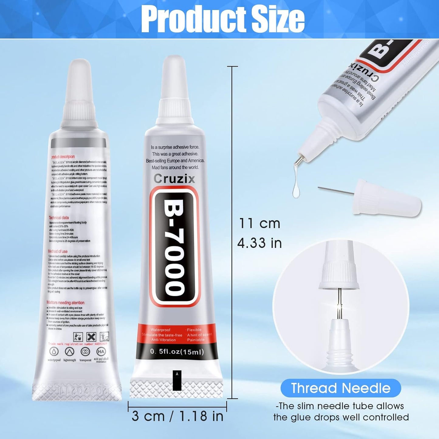 B-7000 Glue Clear for Rhinestone