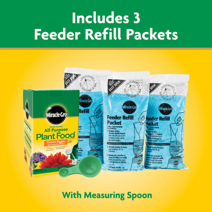 Miracle-Gro Water Soluble All Purpose Plant Food - Fertilizer For All Indoor or Outdoor Plants including Roses, Flowers, Vegetables