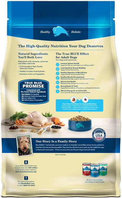 Blue Buffalo Life Protection Formula Adult Dry Dog Food, Helps Build and Maintain Strong Muscles, Made with Natural