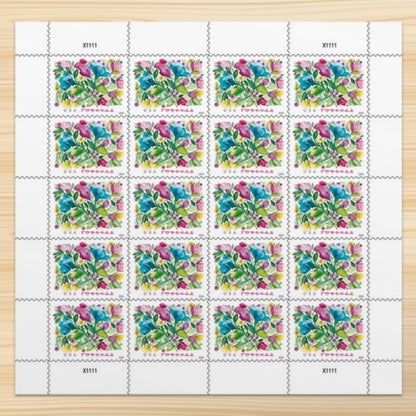 United States Postal Service Celebration Blooms (Sheet of 20) Forever Postage Stamps Scott