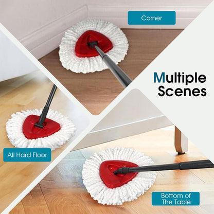 4 Pack Mop Head Replacement,Spin Mop Replacement Head 100% Microfiber,Deep Cleaning,EPSUNORISE