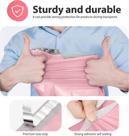 Fuxury Poly Mailers 14.5x19 Inch 50pc Shipping Bags for Small Business Mailing Envelopes for