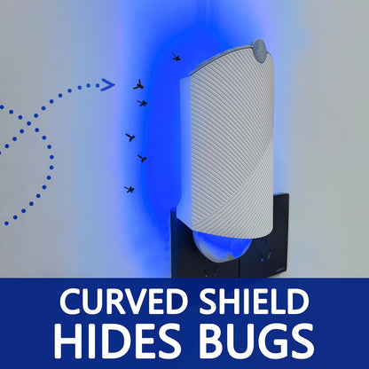 Flying Insect Trap for Indoor Use (2 Staters & 6 Refill Cartridges), UV Light Bug Catcher for Fruit Flies, Gnats & Small Flying Pests, Silent
