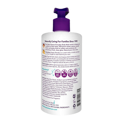 Fairy Tales Daily Cleanse Kids Body Wash, Kids Soap With Gentle, Clean Natural Ingredients, Sulfate Free, Silicone